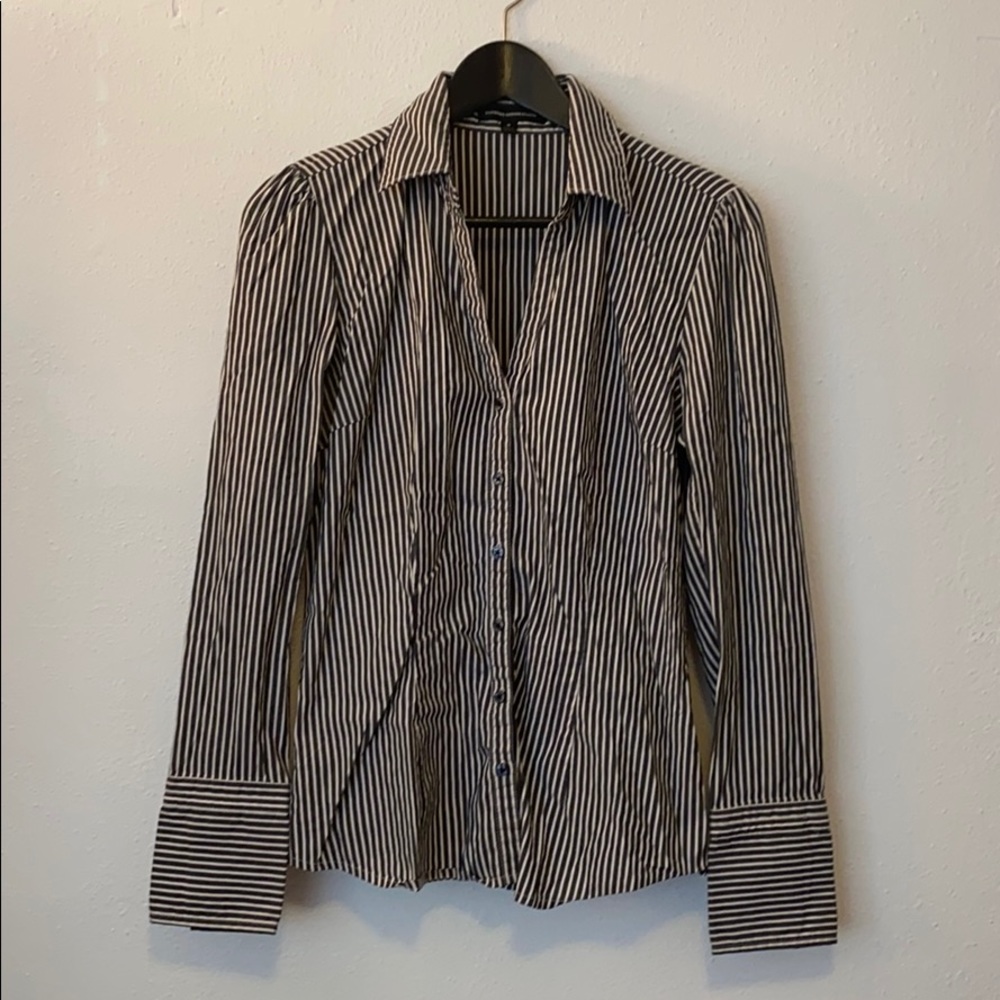 Express Striped Button Down